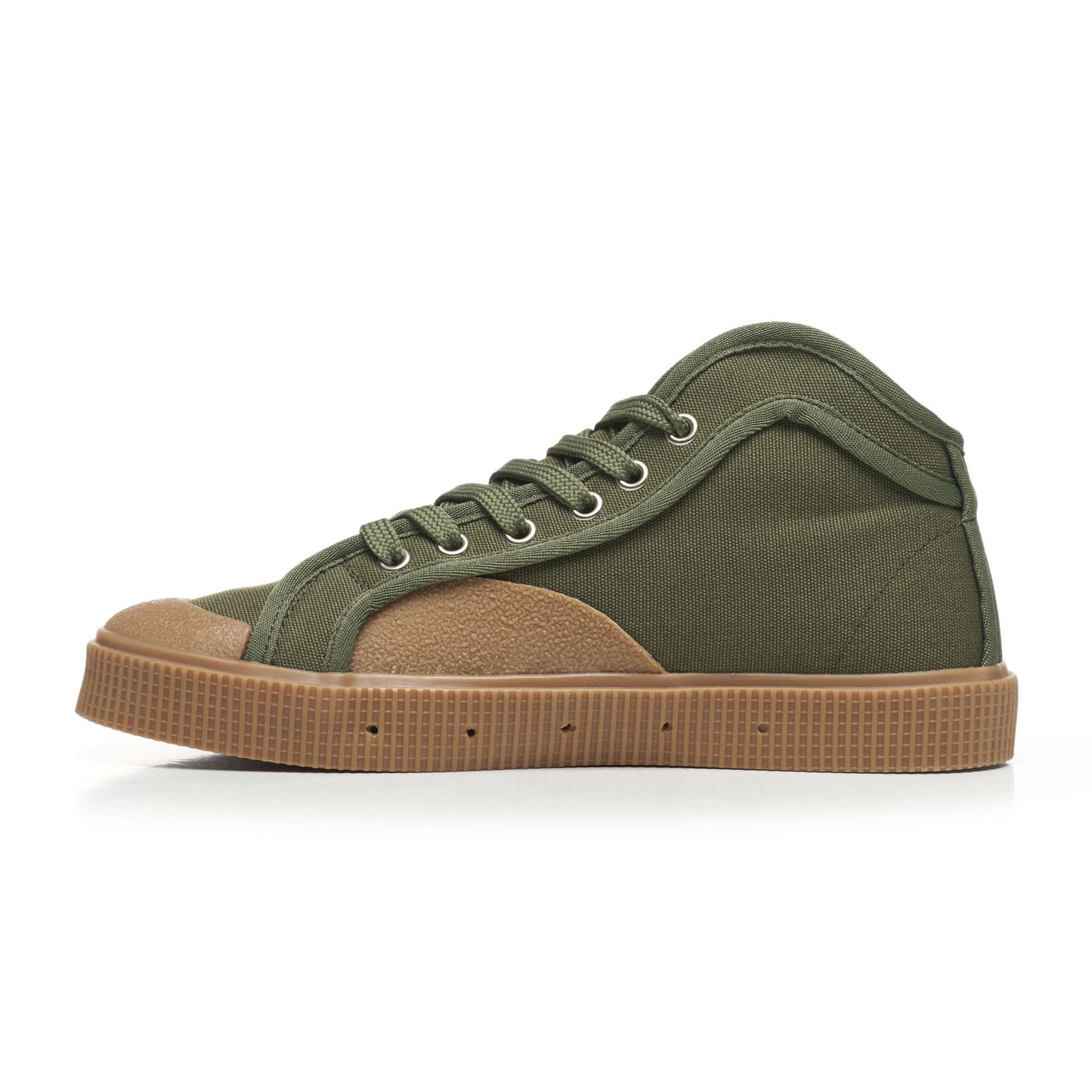 Sanjo K100 Canvas Gum - Kaki