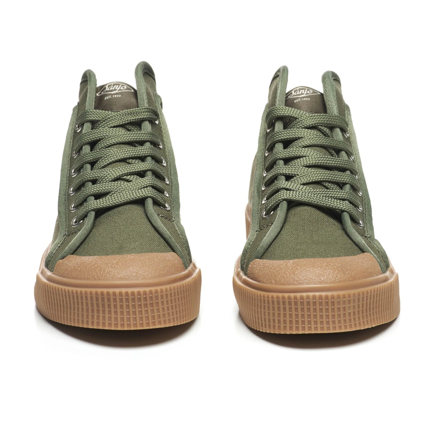 Sanjo K100 Canvas Gum - Kaki