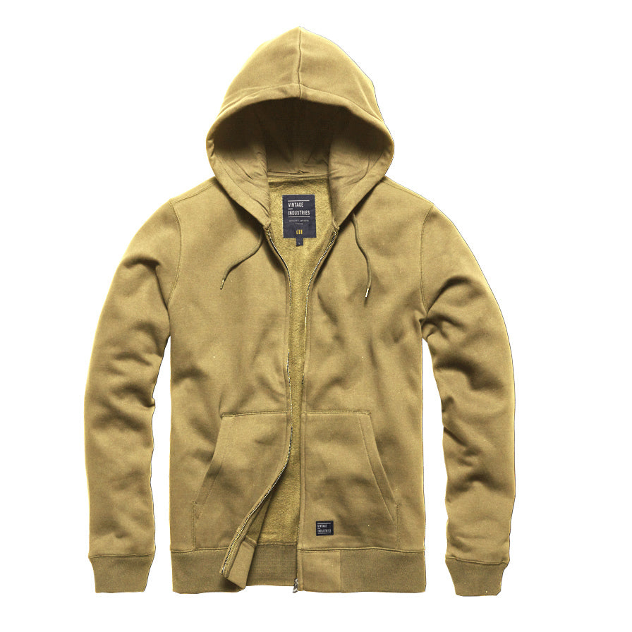 Hooded Zip Fleece 3013 - Sand