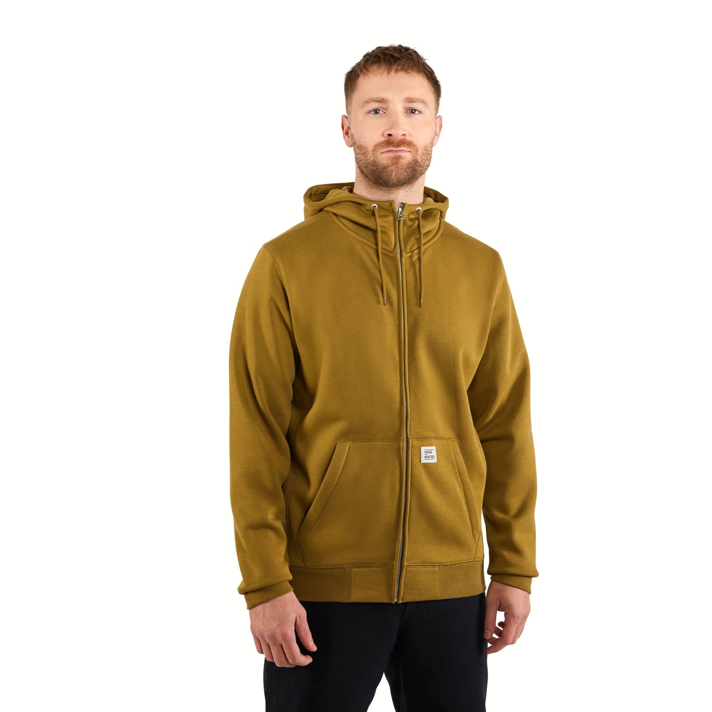 Hooded-Zip-Fleece 3020 – Sand