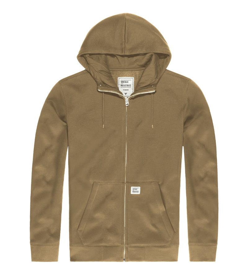 Hooded-Zip-Fleece 3020 – Sand
