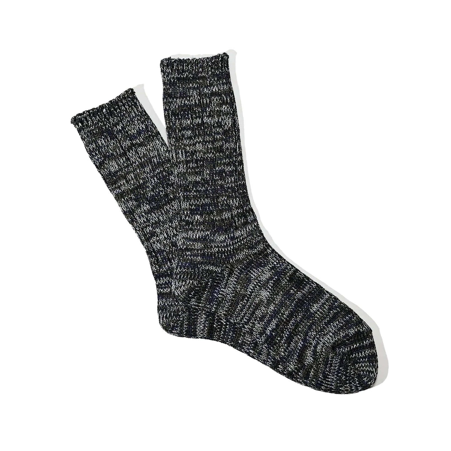 5 Color Crew Sock - Moss