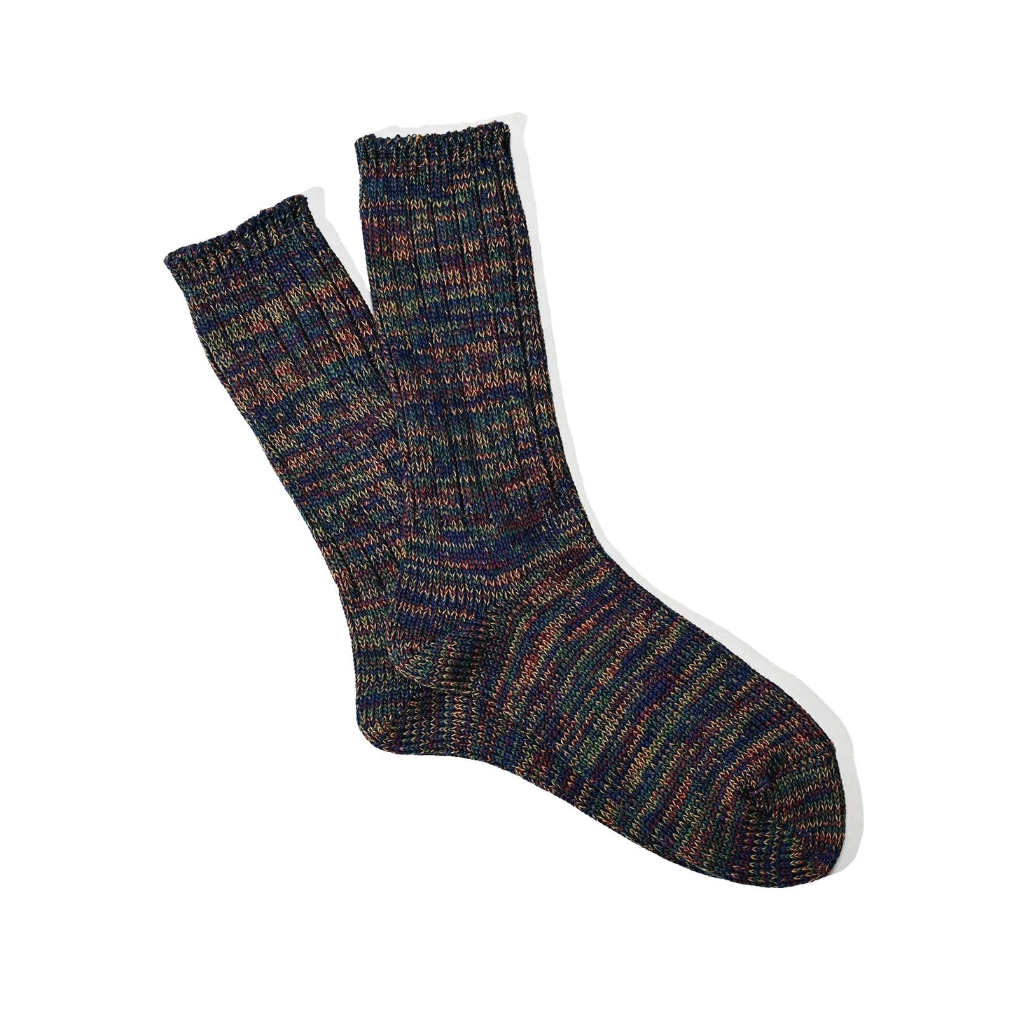 5 Color Crew Sock - Wine