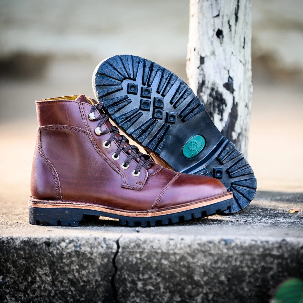 Numzaan Lug Sole - Walnut Veg Tan