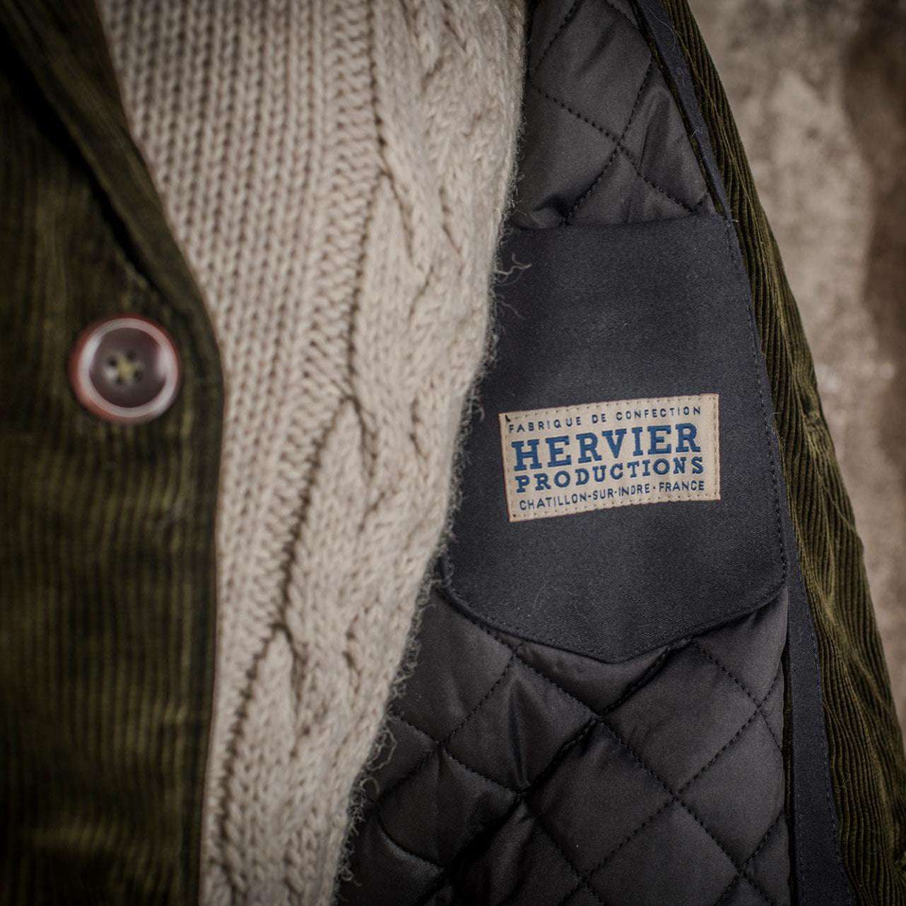 Fleurs de Bagne Blazer Anatole - Kaki