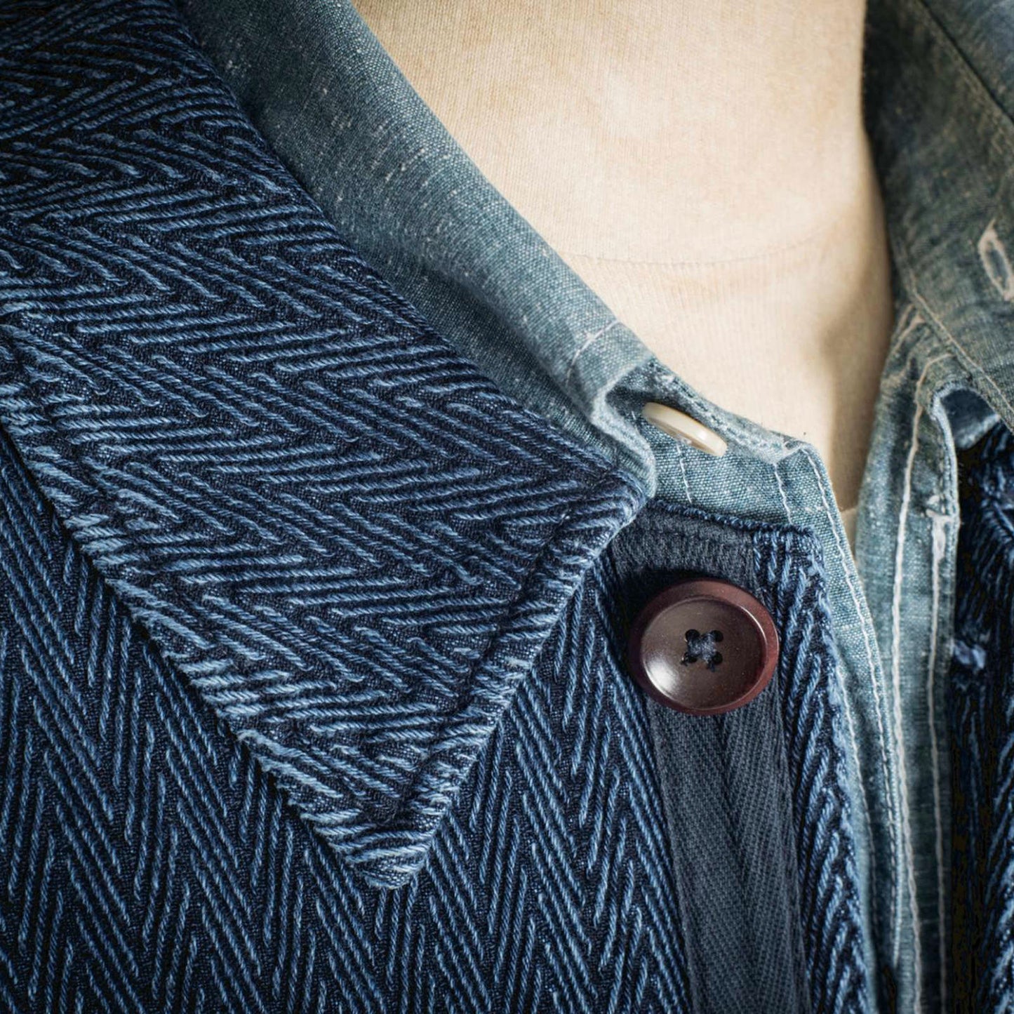Bourgeron Sashiko - Indigo