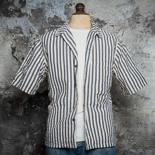 Chemisette 50´s Natural / Black Stripe