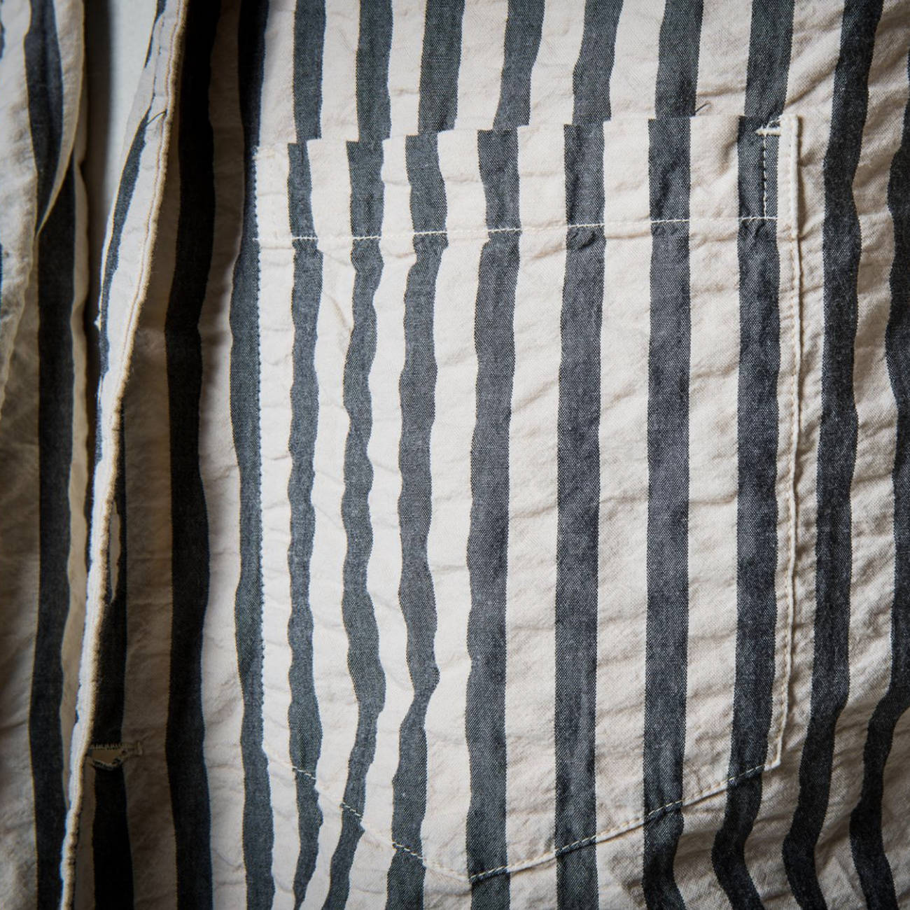 Chemisette 50´s Natural / Black Stripe