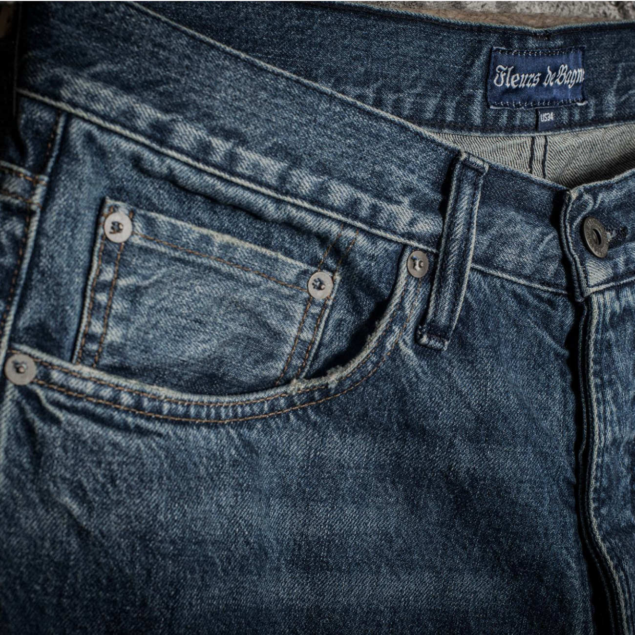 Le Classic F055 - Denim Heavy Used