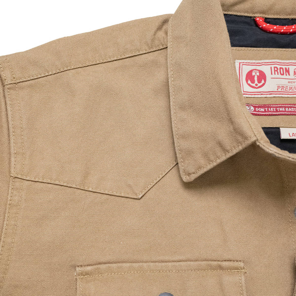 Fenceline Duck Canvas-Hemd – Beige Raw