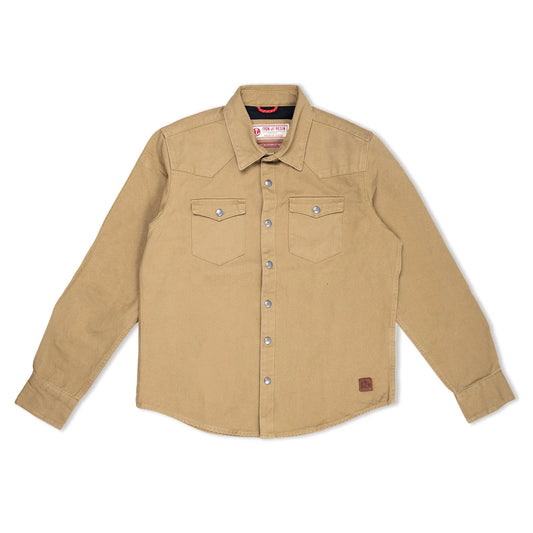Fenceline Duck Canvas Shirt - Beige Raw