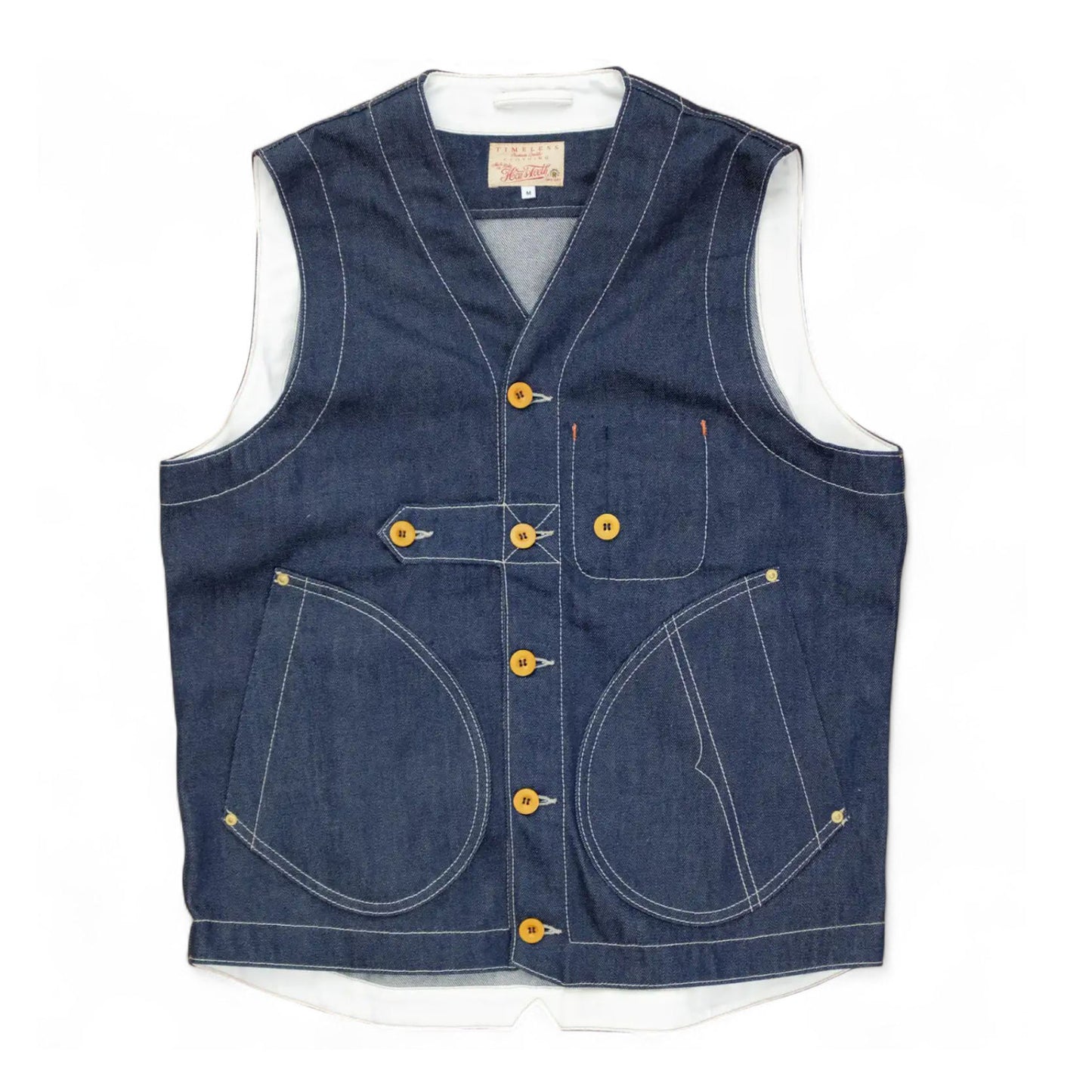 Hens Teeth Denim Vest - Raw