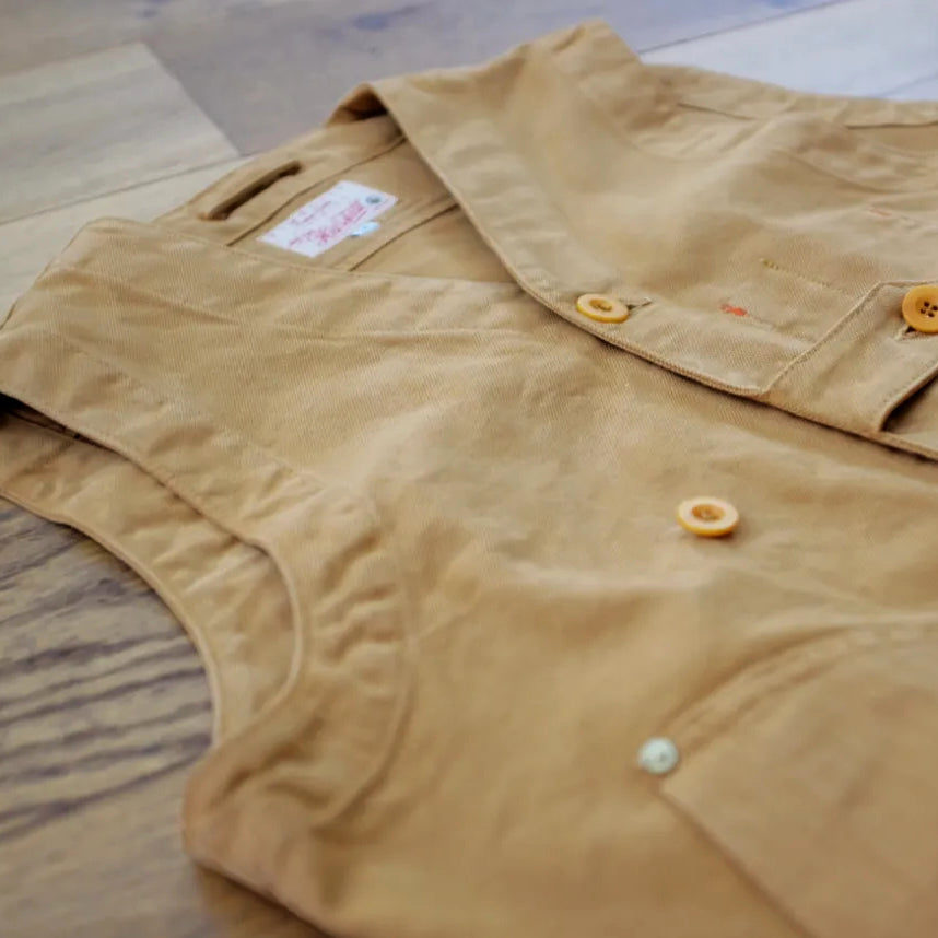 Canvas Vest - Brown