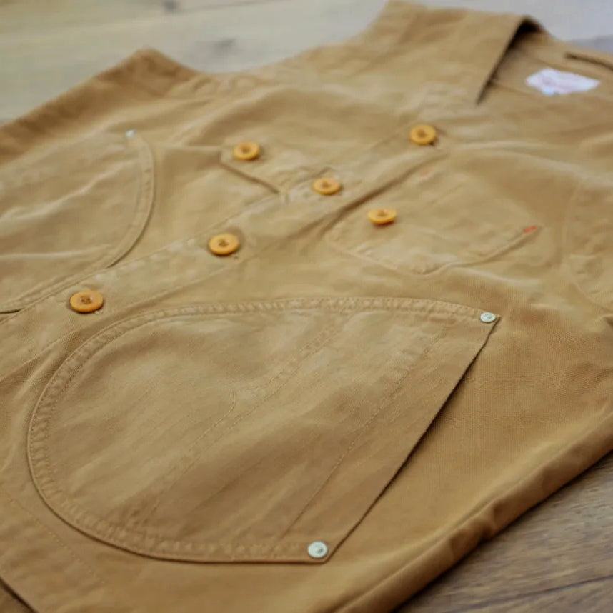 Canvas Vest - Brown