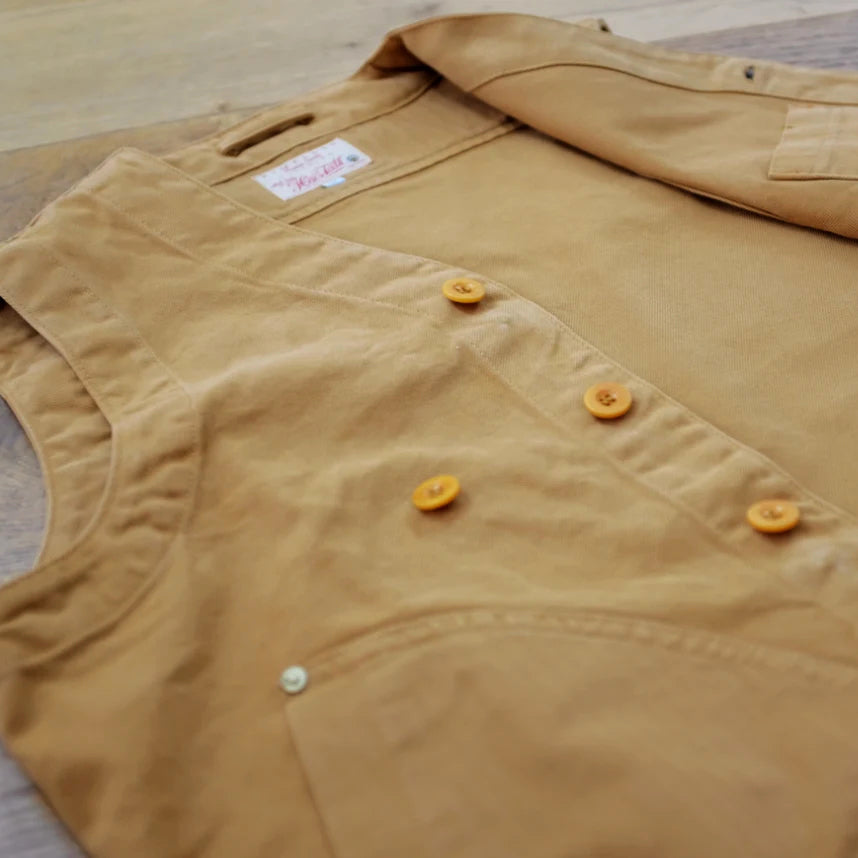 Canvas Vest - Brown