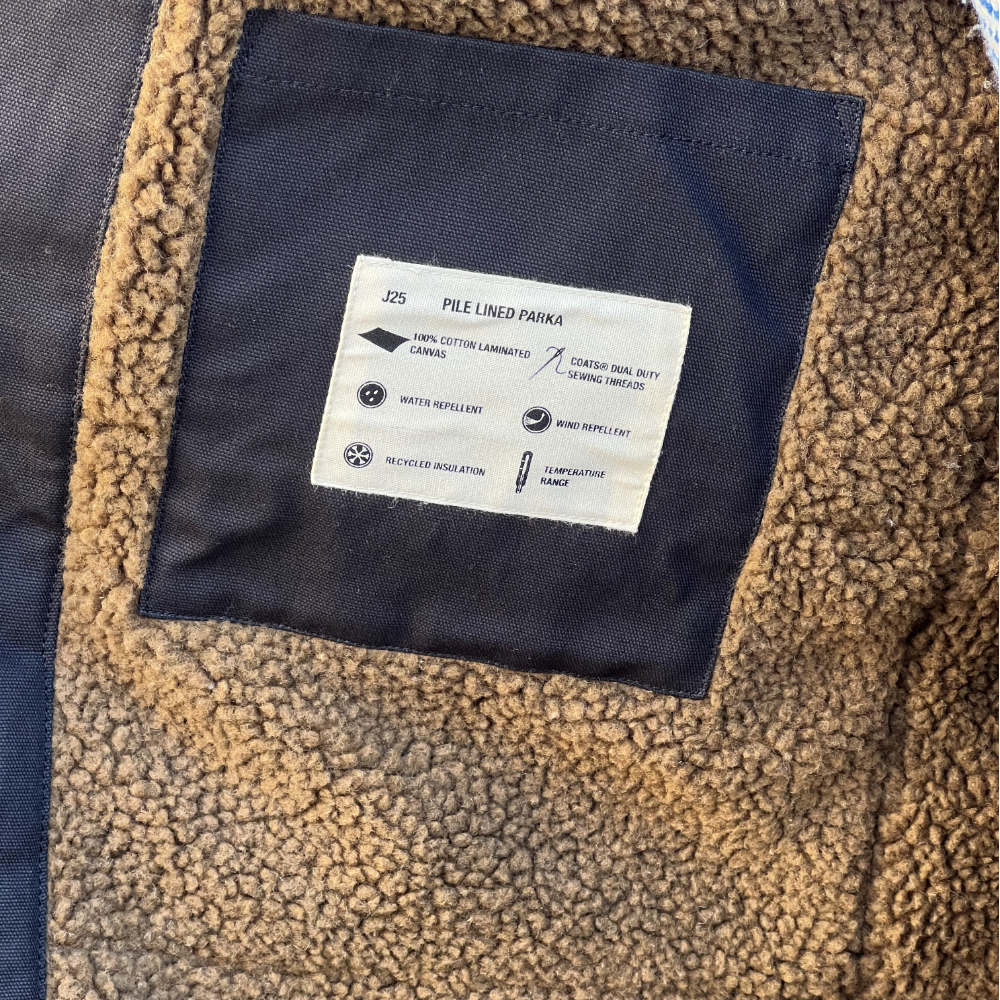J25 Canvas Parka - Anthrazit / Braun