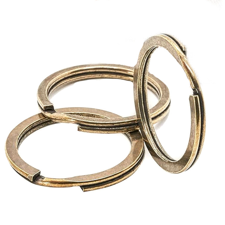 Schlüsselanhänger 25mm Gold Vintage