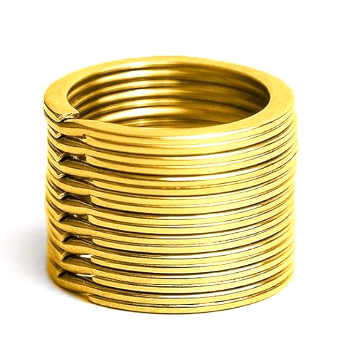 Schlüsselanhänger 25mm Gold