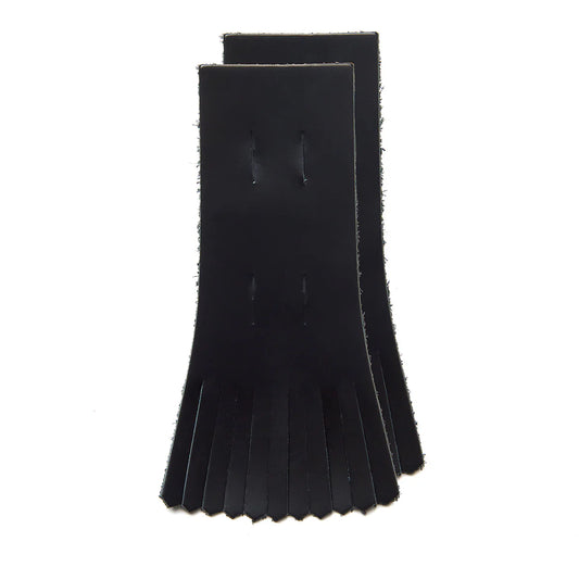 Boot Kiltie . Black Hi-Shine