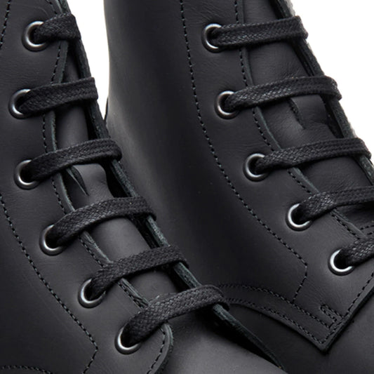 Flat Cotton Waxy Lace 110cm - Black