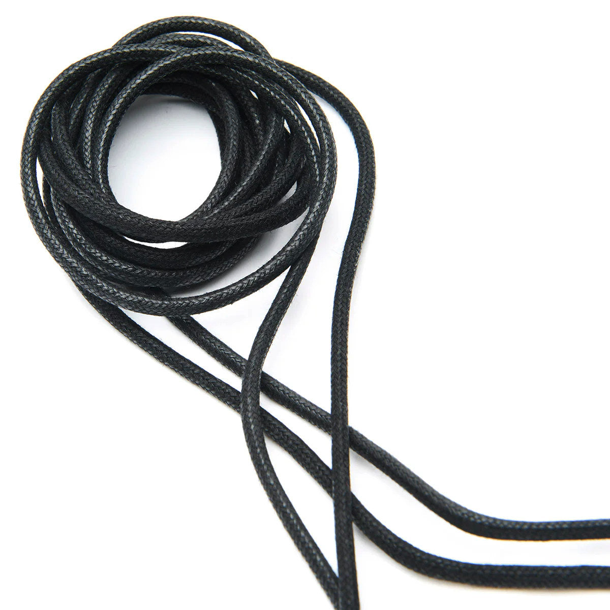 Solovair Round Waxy Laces 110cm - Black