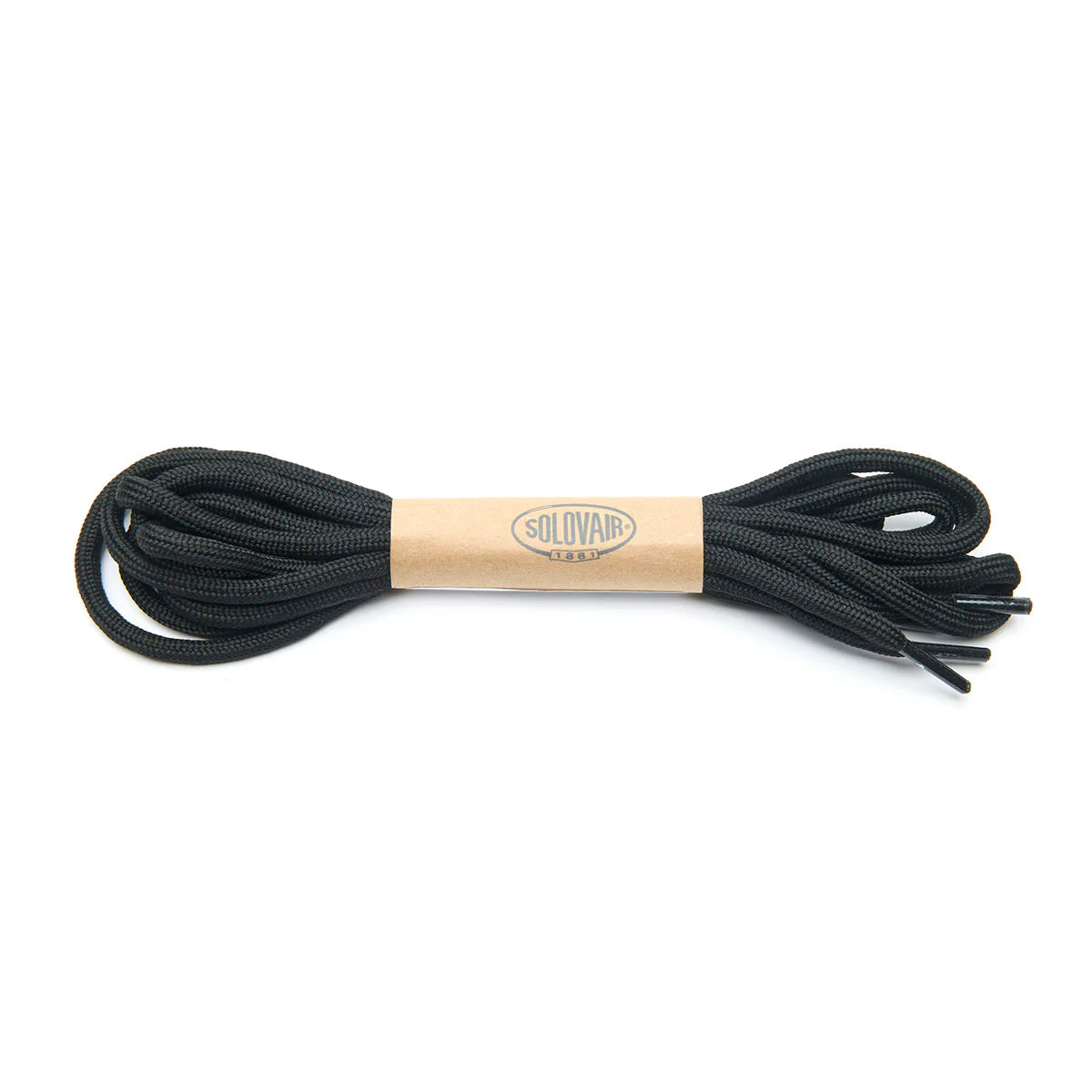 Solovair Round Poly Laces 150cm - Black