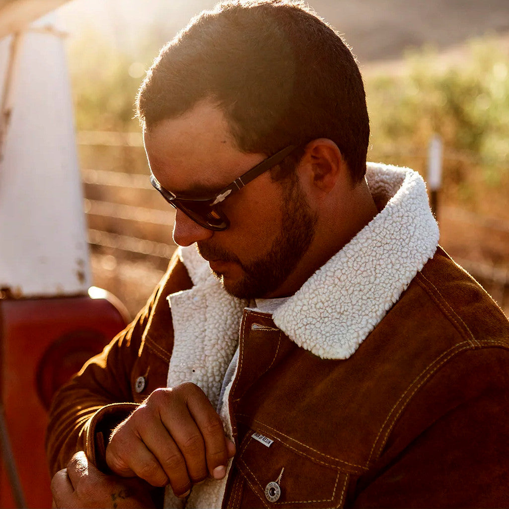 Open Road Wildlederjacke – Braun