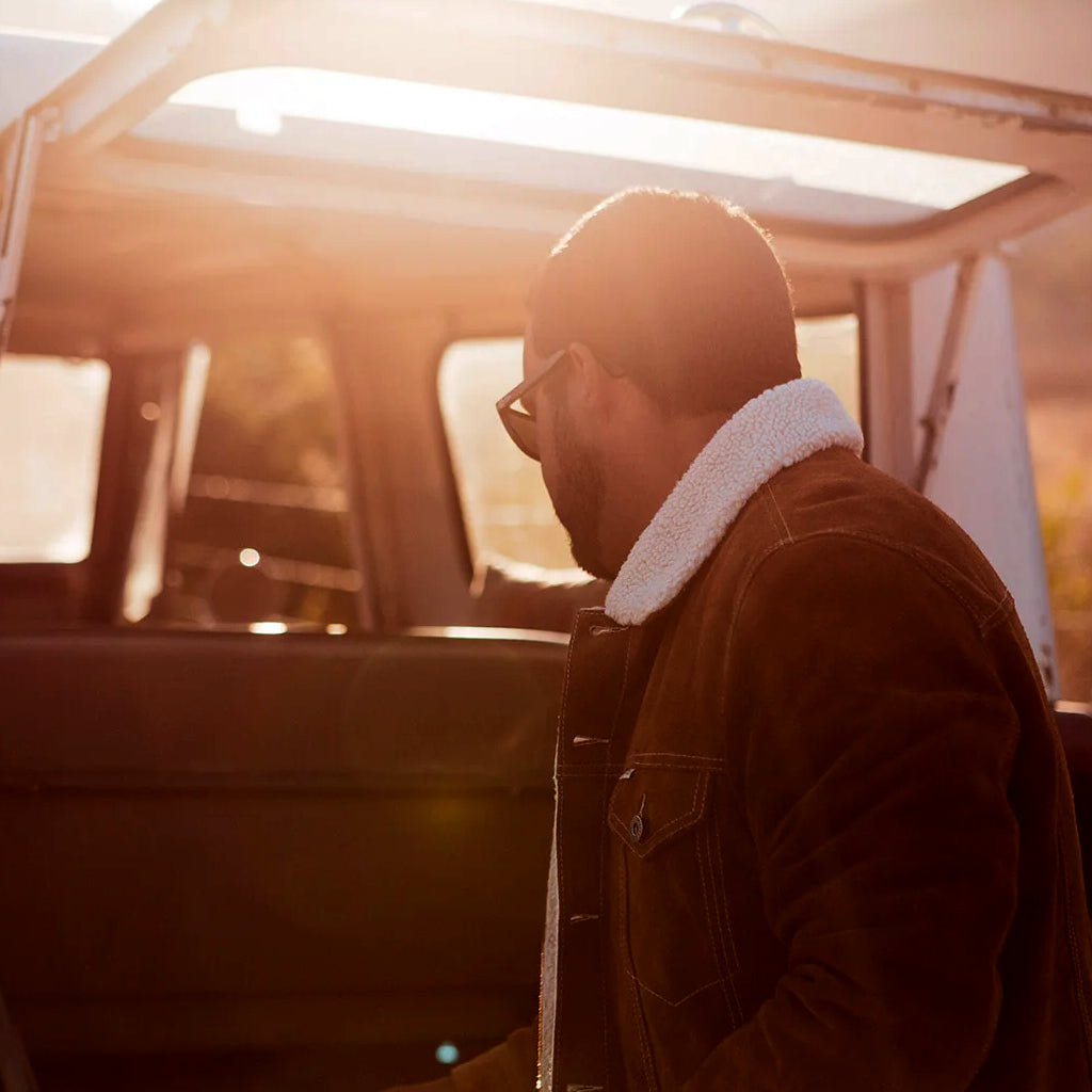 Open Road Wildlederjacke – Braun