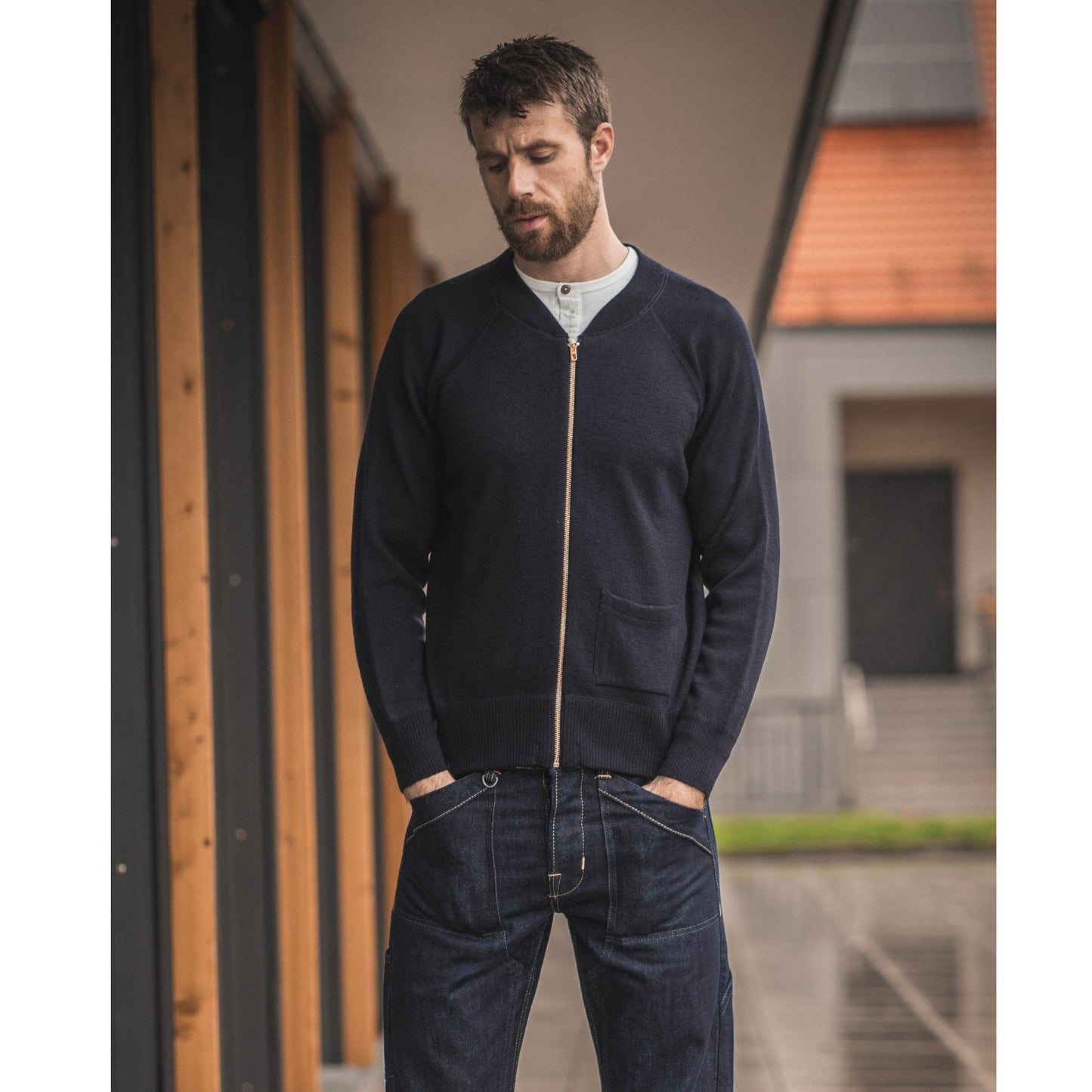 1943 C2 Wollpullover - Marineblau