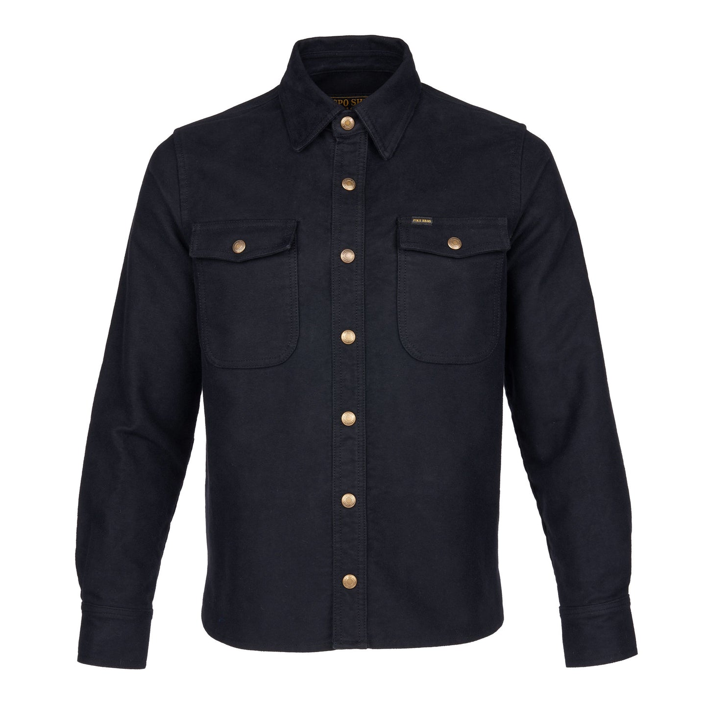 Pike Brother 1943 CPO Moleskin Shirt - Sulphur Black