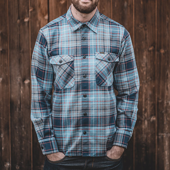 1943 CPO Flanell – Shelton Blue