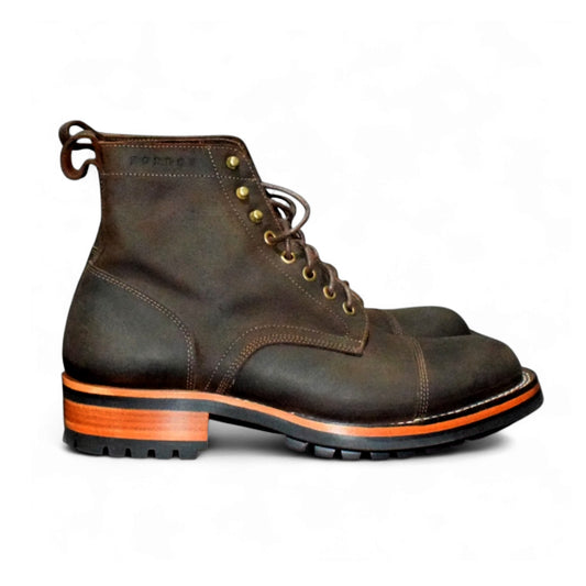 Tukano Cap Toe - Waxy Dark Brown