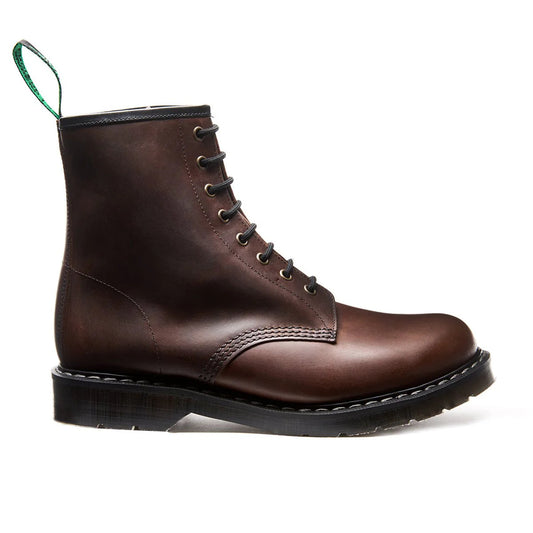 Solovair 8-Eye Derby Boot Gaucho Crazy Horse