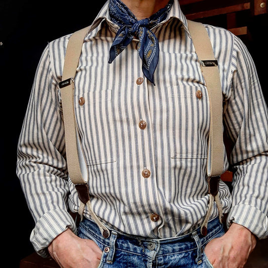 Swayer Shirt - Grey Stripe