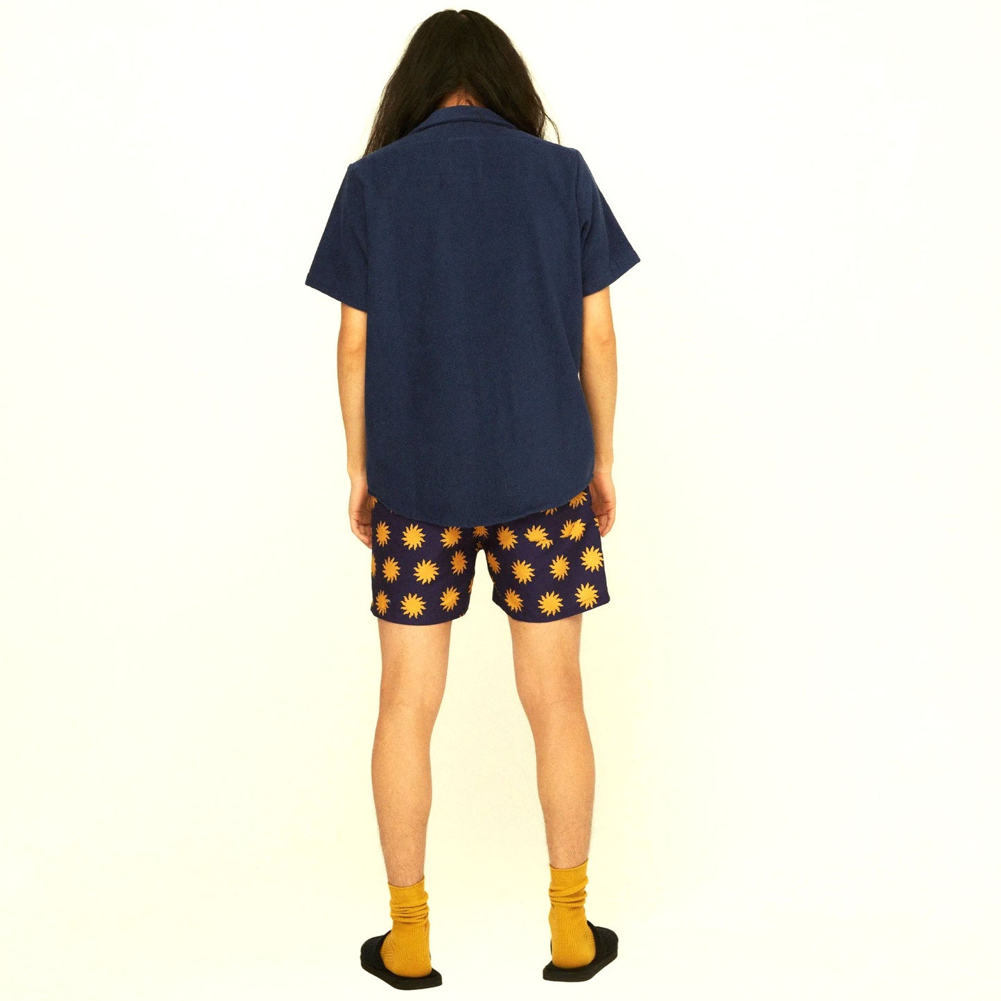 Navy Cuba Terry Shirt