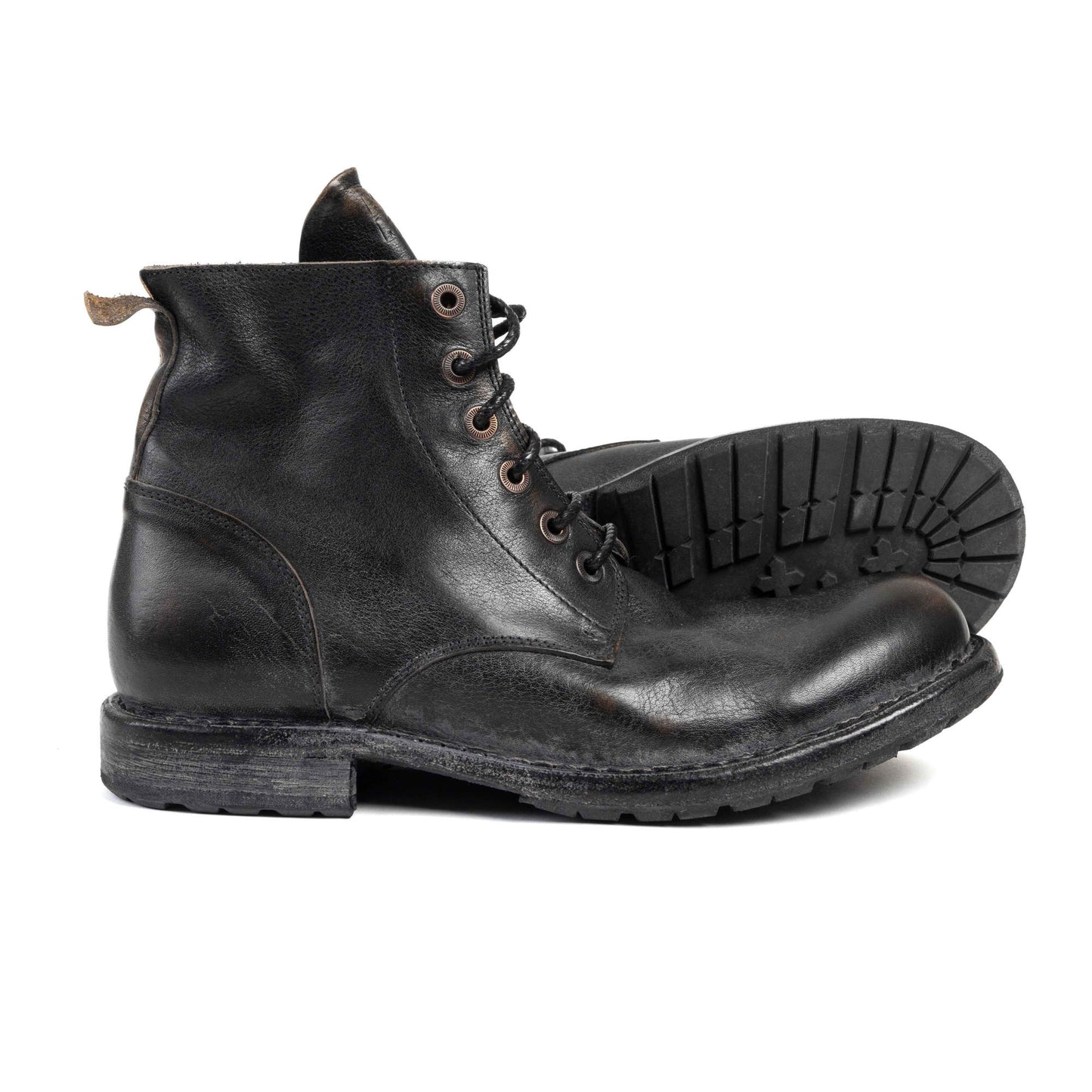 Moma Polacco Cusna Lace-Up Teacore 54401 - Black / Brown