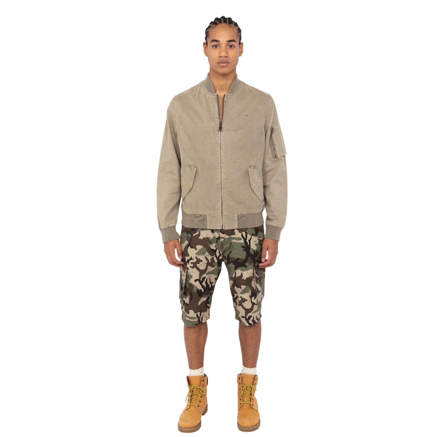 Bomber MA-1 Cotton Washed - Taupe