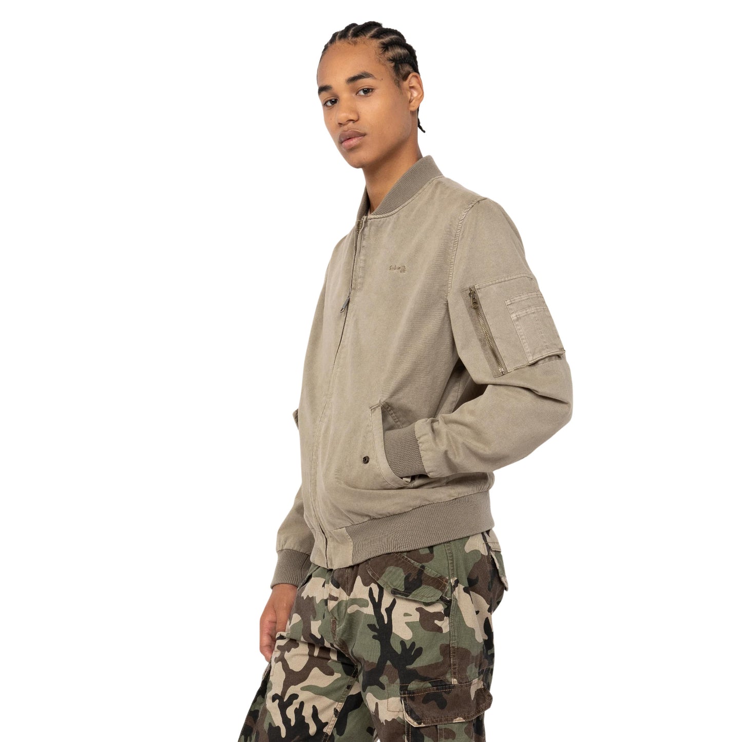 Bomber MA-1 Cotton Washed - Taupe