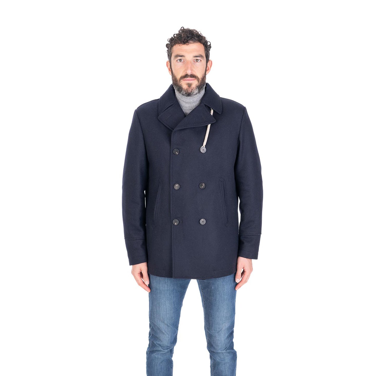 Peacoat Island Wool (F) - Navy
