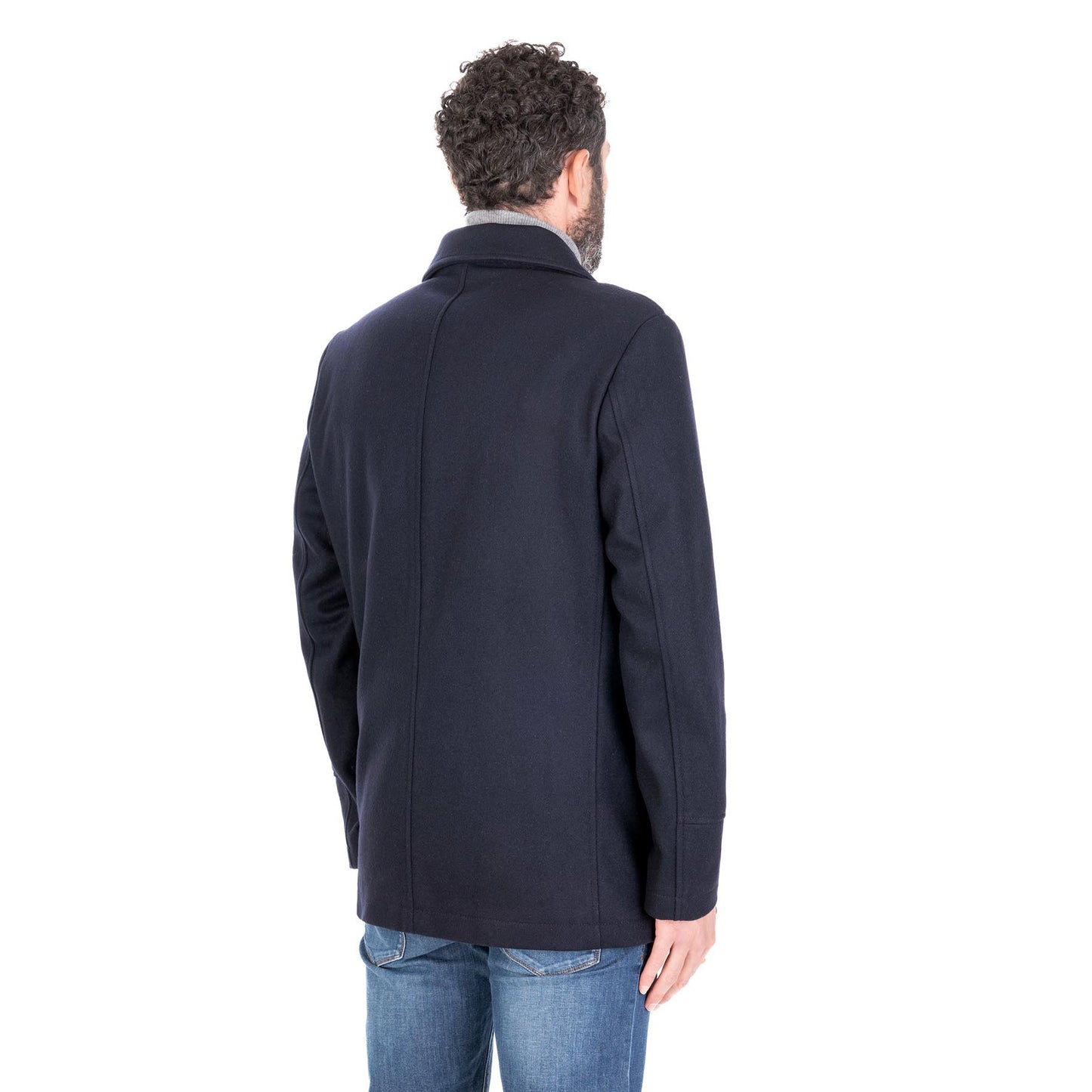 Peacoat Island Wool (F) - Navy