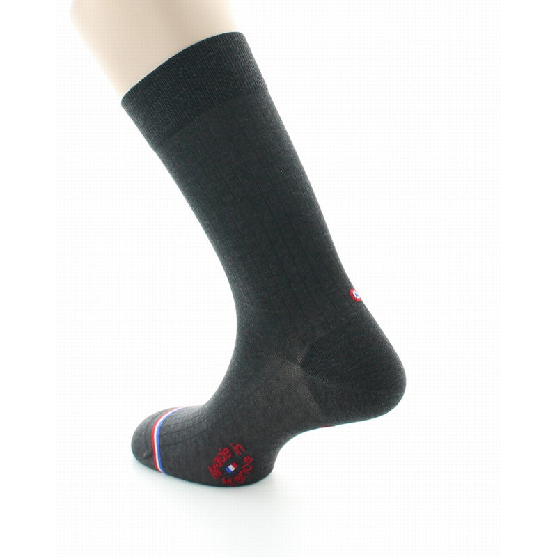 Opera Crew Sock Scottish yarn - Grey