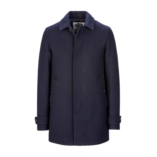 Overcoat Island Wool (BNS) - Navy