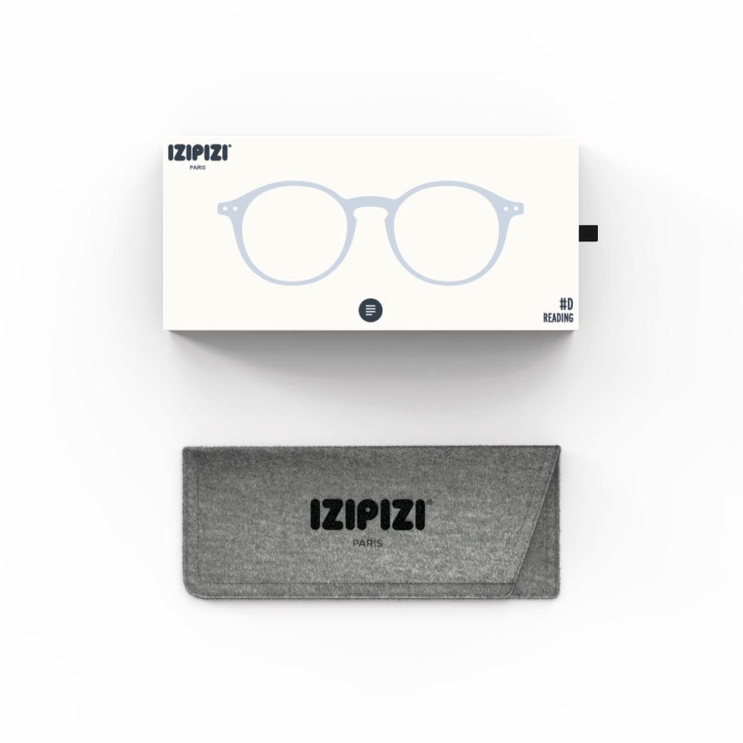 #D READING Glasses Frozen Blue