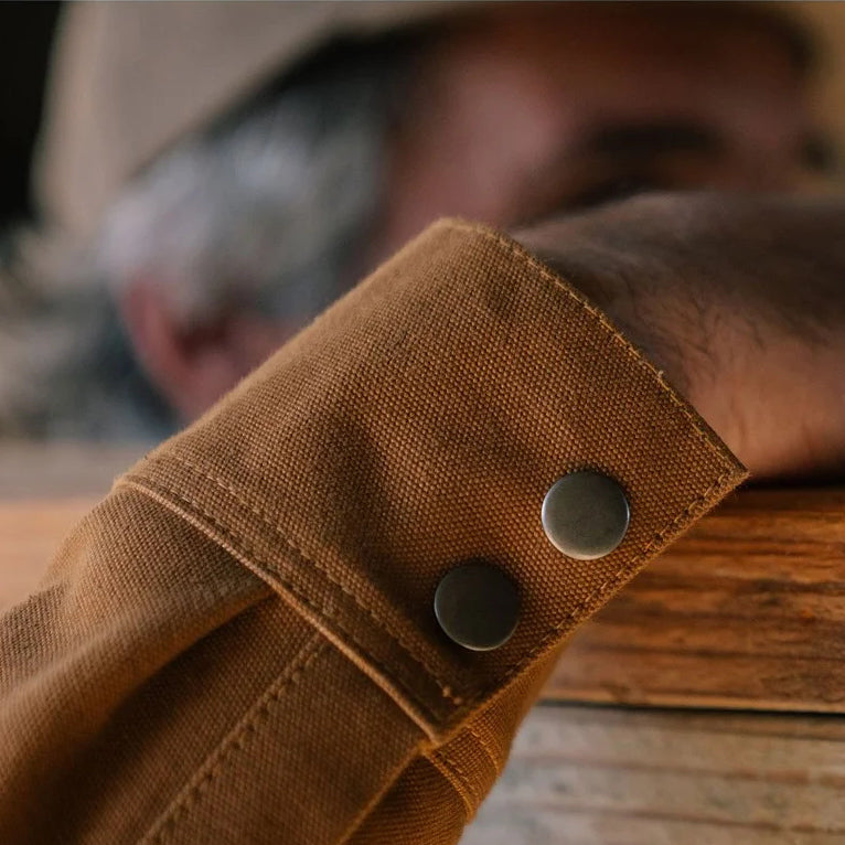 Fenceline Duck Canvas-Hemd – Cognac Raw