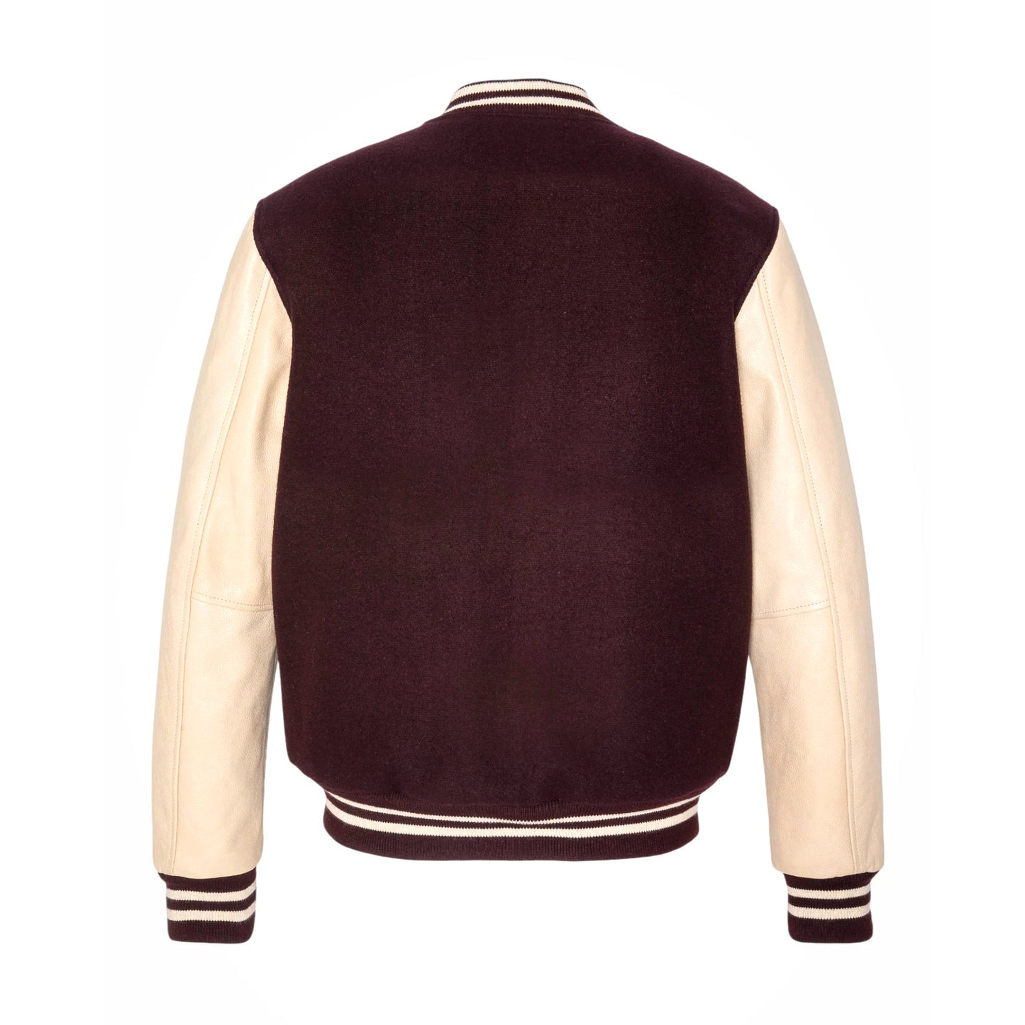 Varsity Teddy Leather - Burgundy