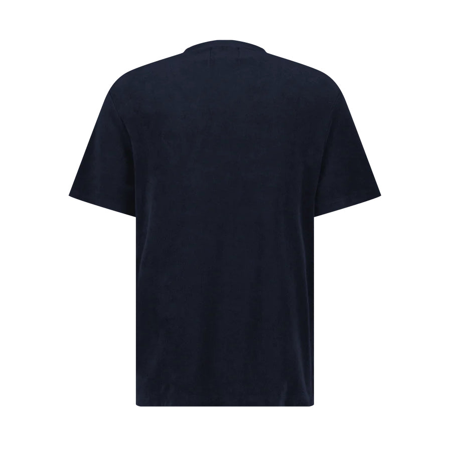 T-Shirt aus Frottee - Marine
