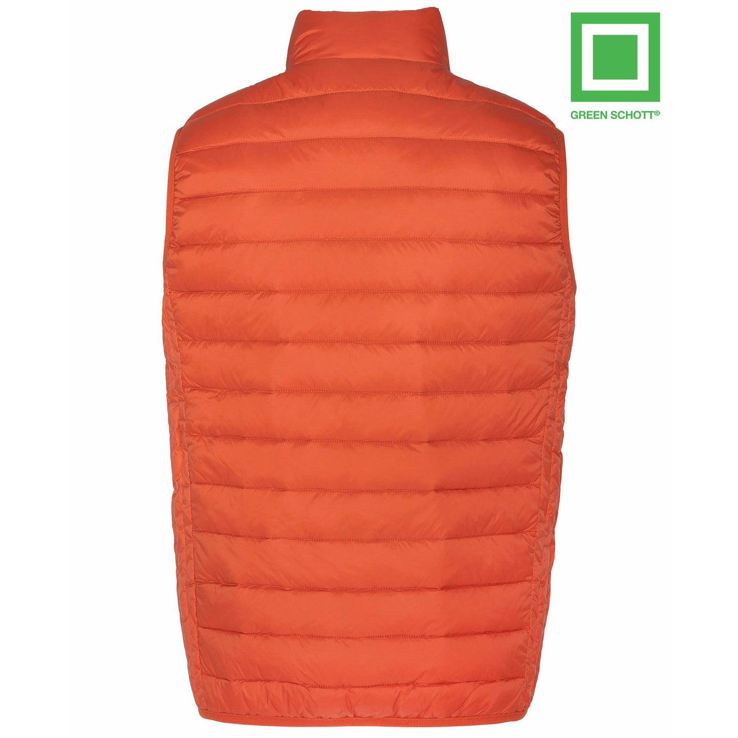 Schott Oakland Recycled Down Vest - Orange