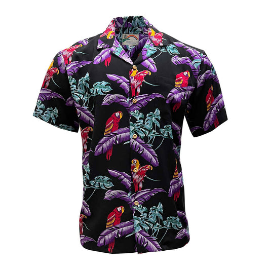 Magnum PI Jungle Bird Shirt Black