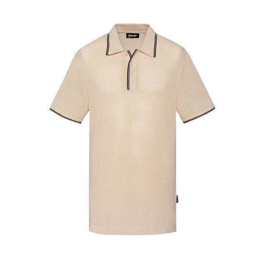Retro 50s Mesh Knit Polo Shirt by Schott – Vintage Style