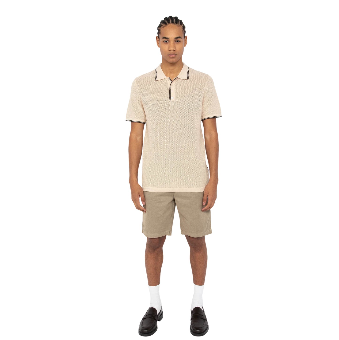 Polo Retro 50s Mesh Knit - Off White